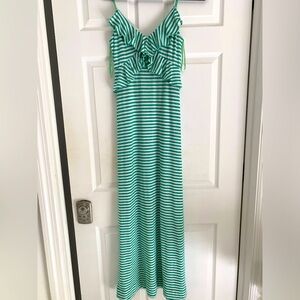 Striped maxi dress